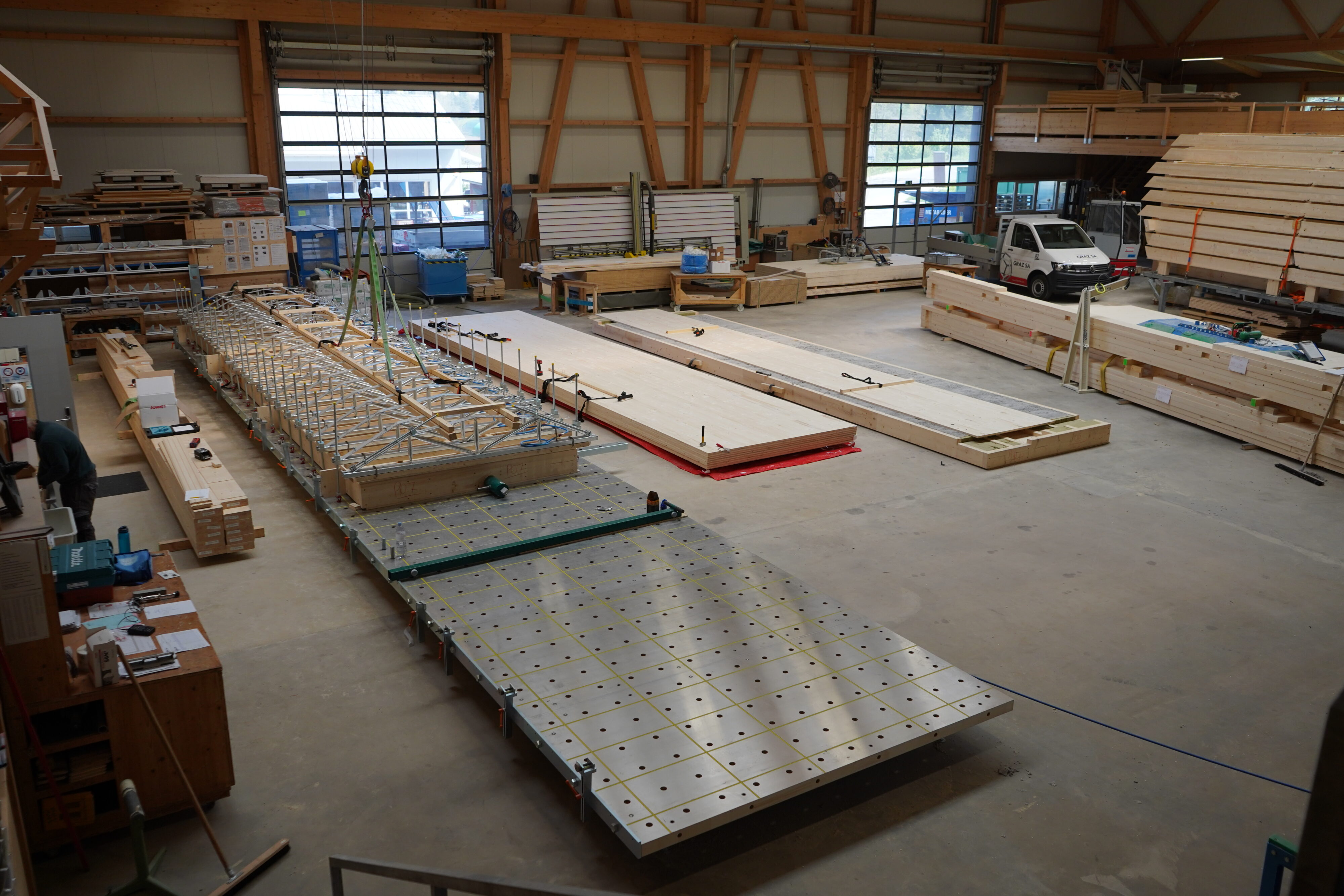 Graz SA Mit Montageplattform Holzrahmenbau Von Woodtec